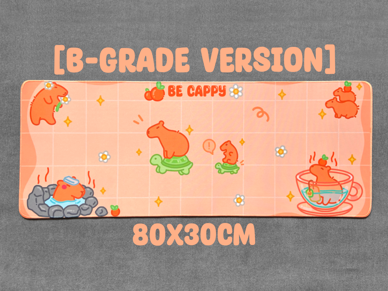 CAPYBARA THEMED BIG MOUSEPAD