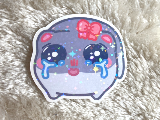 SAD HAMSTER STICKER