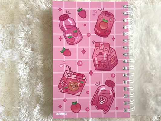 PINK DRINKS NOTEBOOK