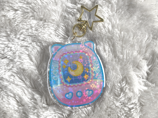 CAT TAMAGOTCHI KEYCHAIN