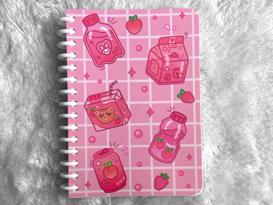 PINK DRINKS NOTEBOOK