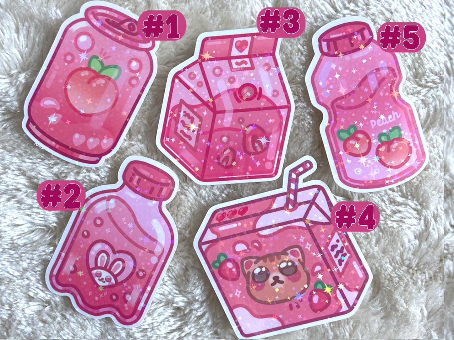 PINK DRINKS STICKERPACK