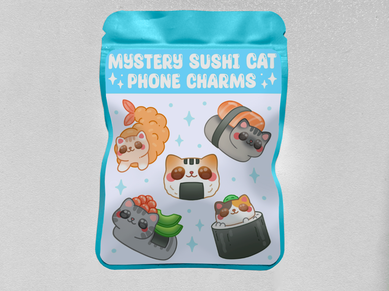 MYSTERY SUSHI CAT PHONE CHARM