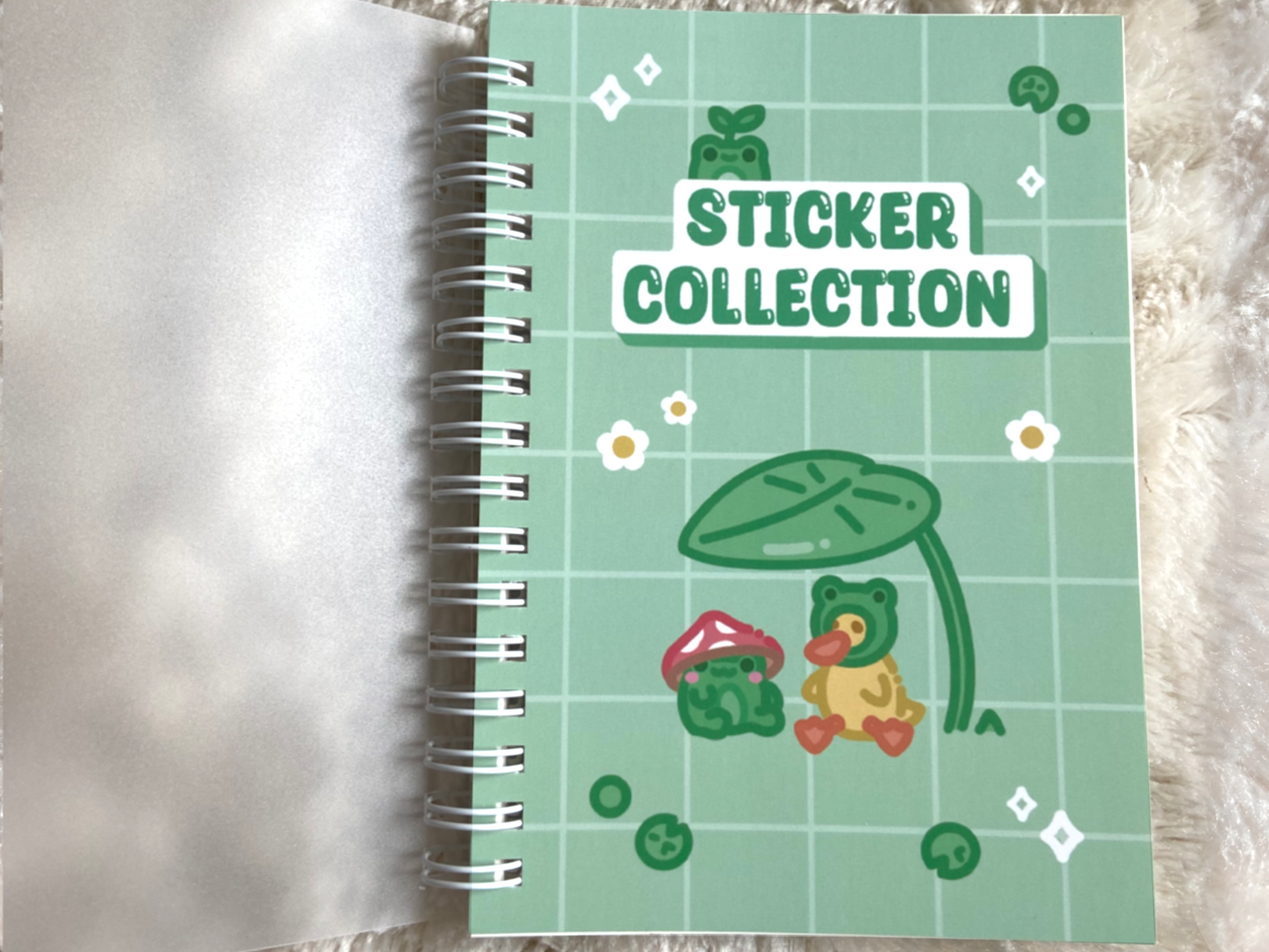 FROG REUSABLE STICKERBOOK