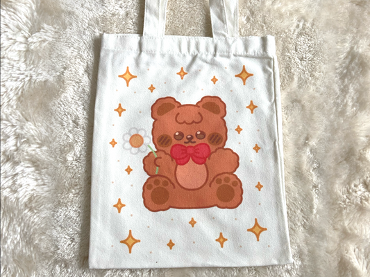 COZY BEAR TOTE BAG