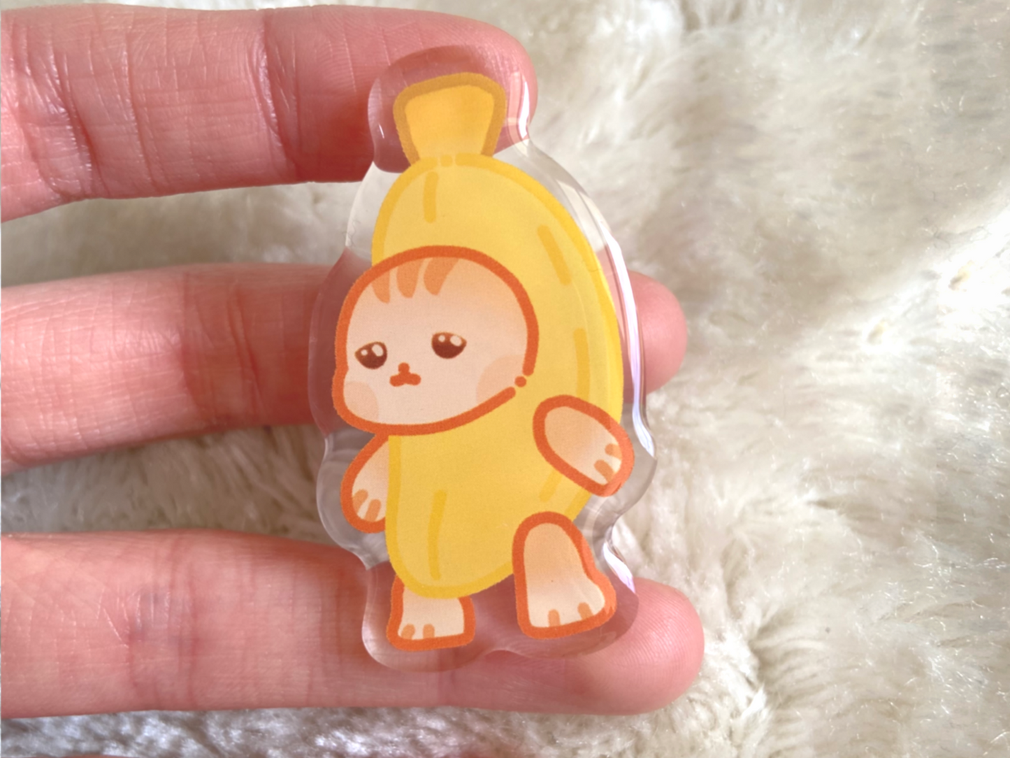 BANANACAT ACRYLIC PIN