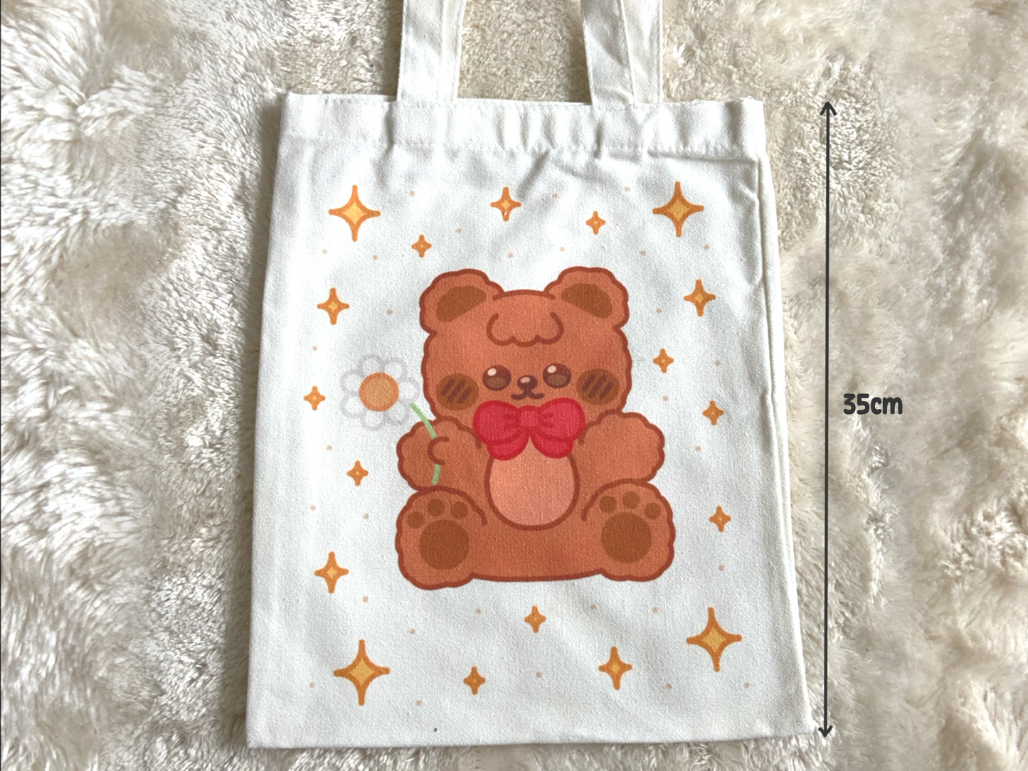 COZY BEAR TOTE BAG