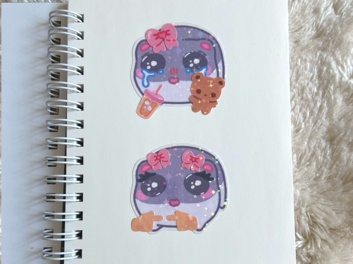 SAD HAMSTER STICKER SHEET