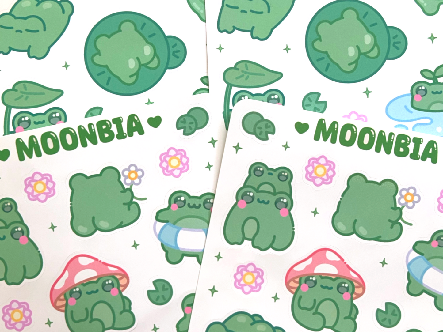 FROGS STICKER SHEET