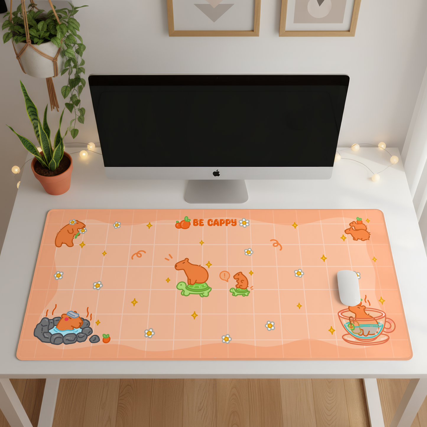 CAPYBARA THEMED BIG MOUSEPAD