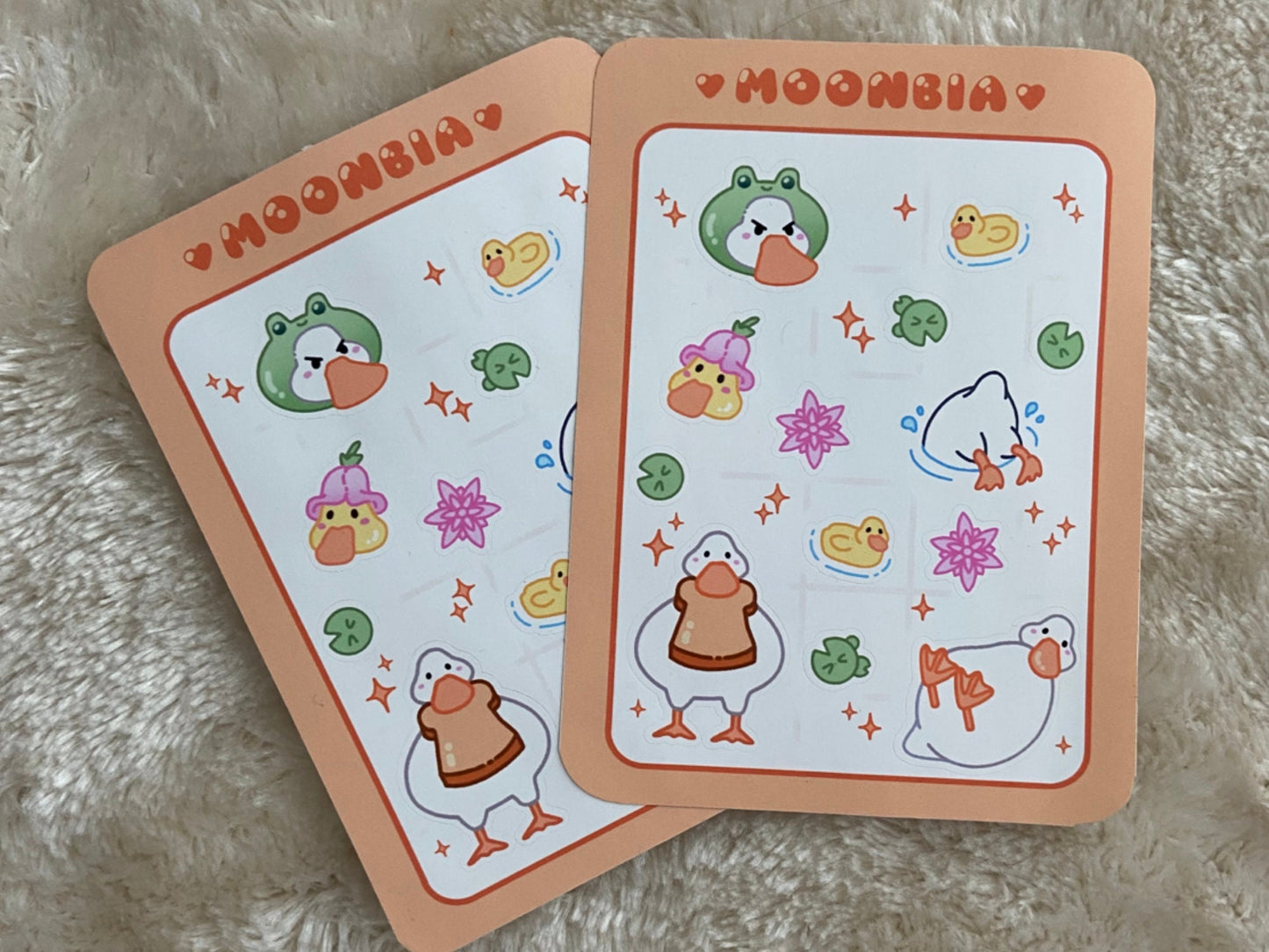 DUCKS STICKER SHEET