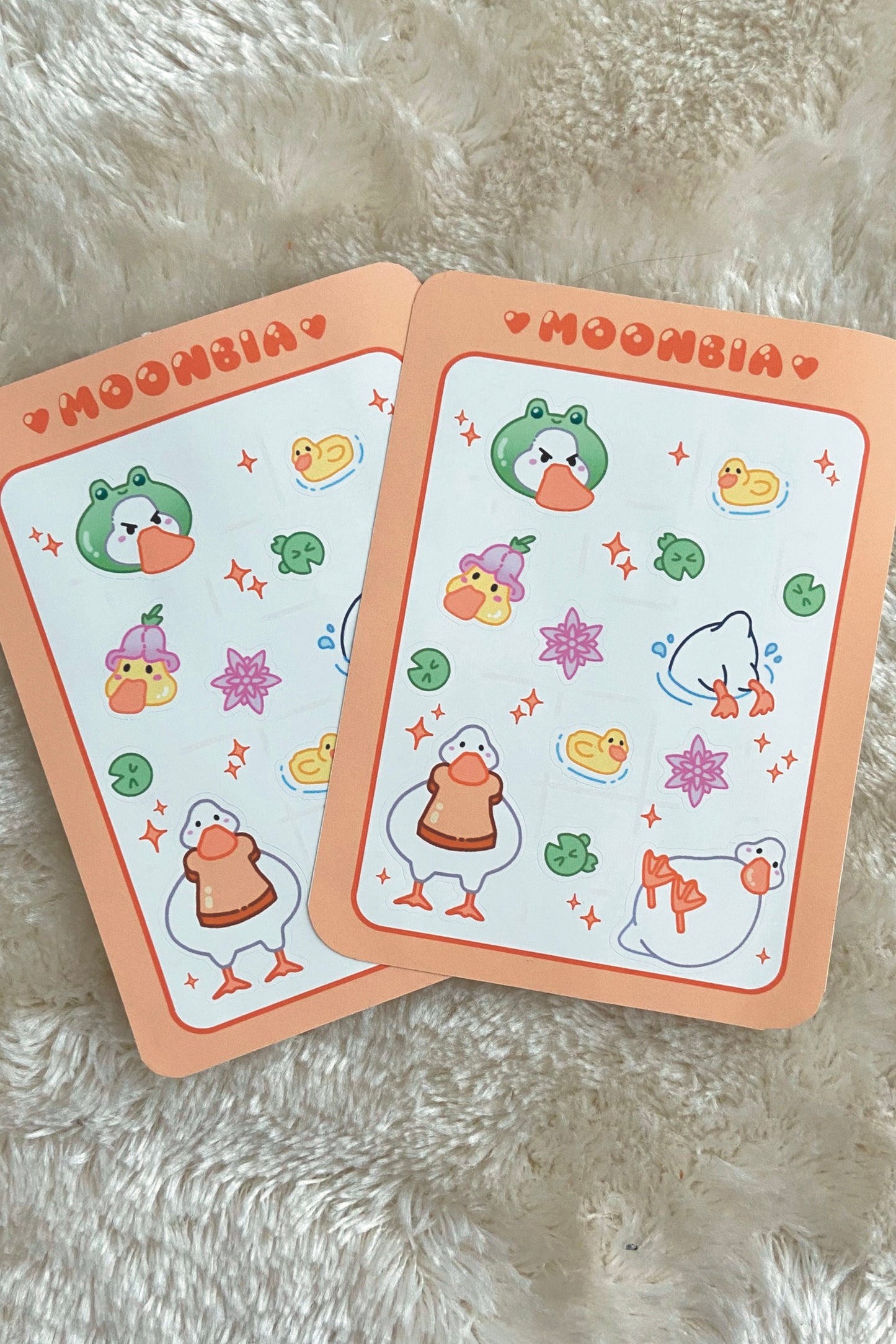 DUCKS STICKER SHEET