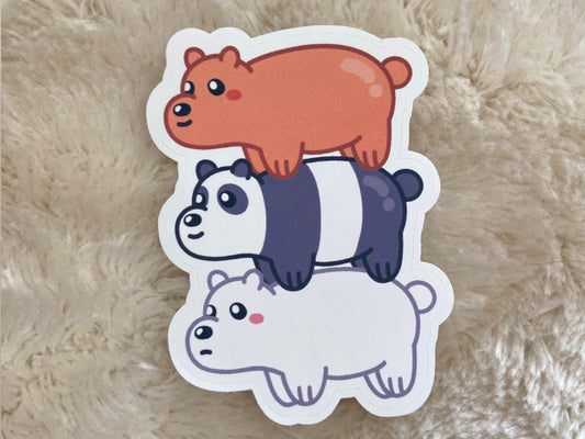 WE BARE BEARS STICKER