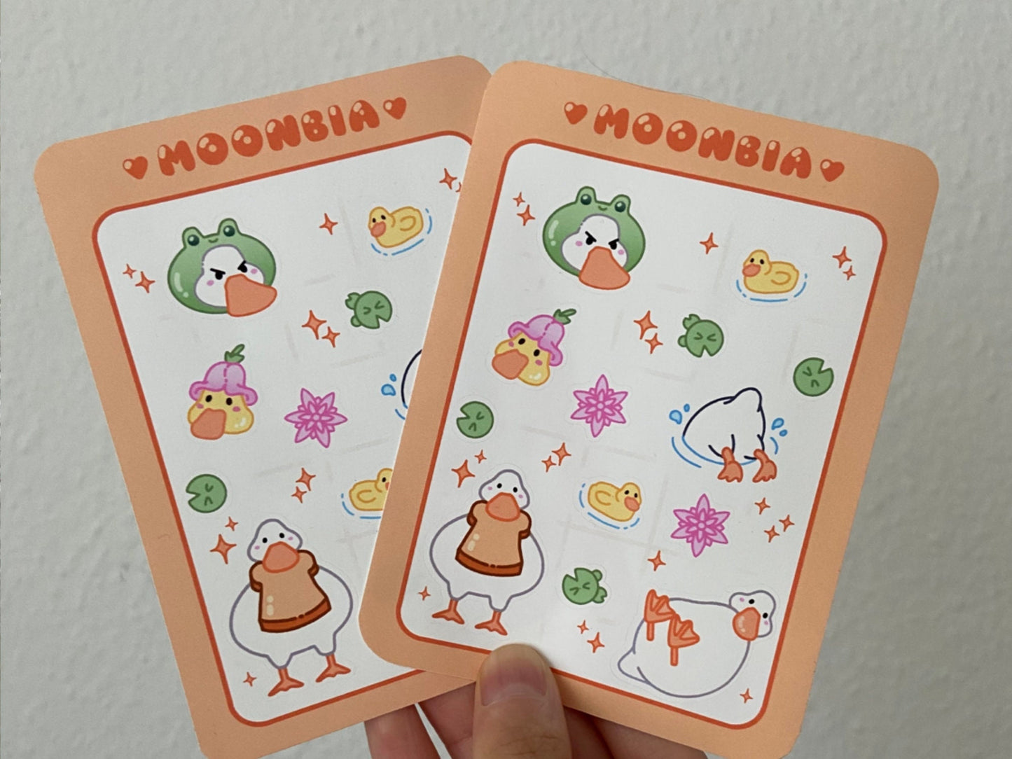 DUCKS STICKER SHEET