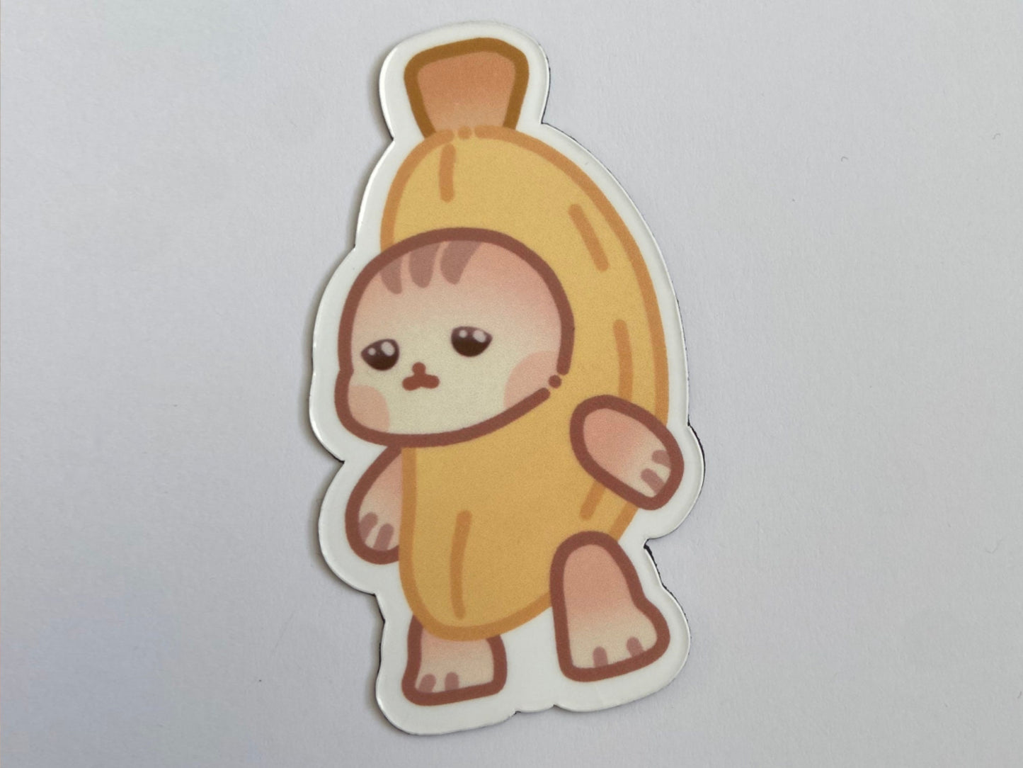 BANANA CAT FRIDGE MAGNET