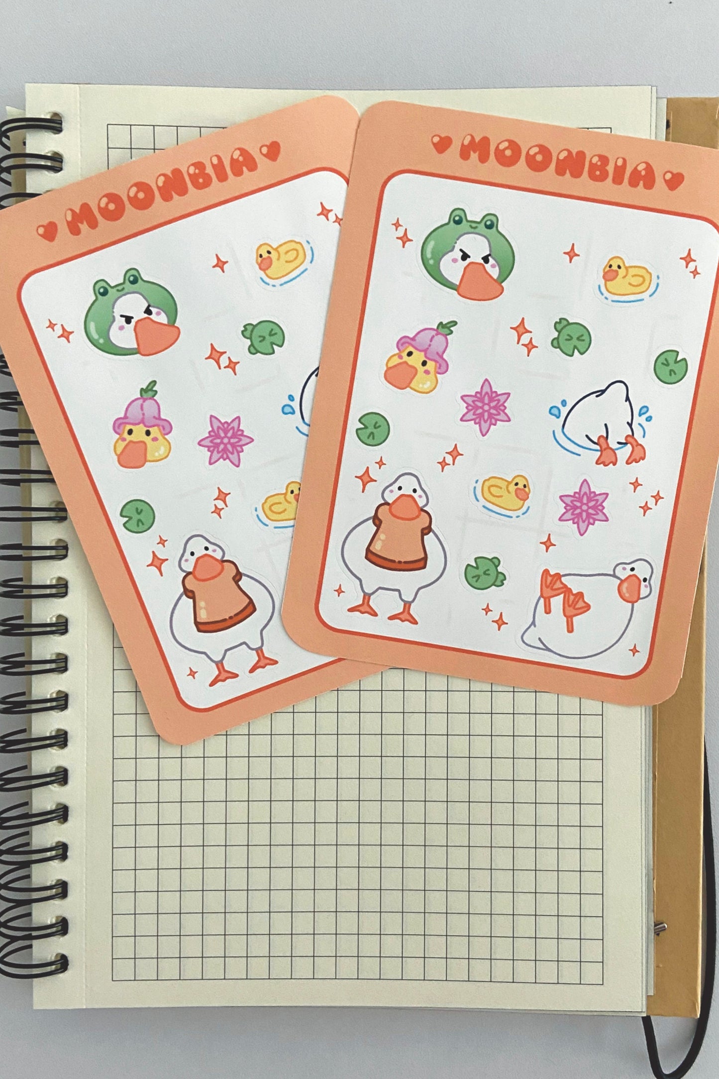 DUCKS STICKER SHEET