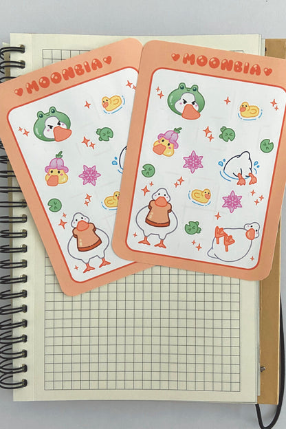 DUCKS STICKER SHEET