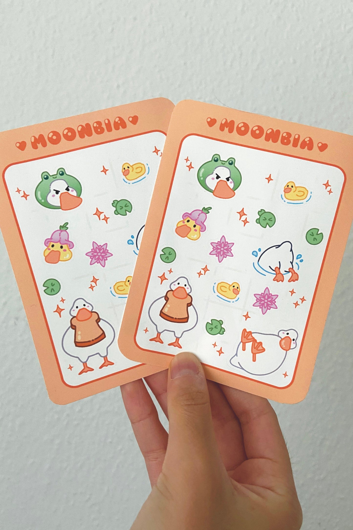 DUCKS STICKER SHEET