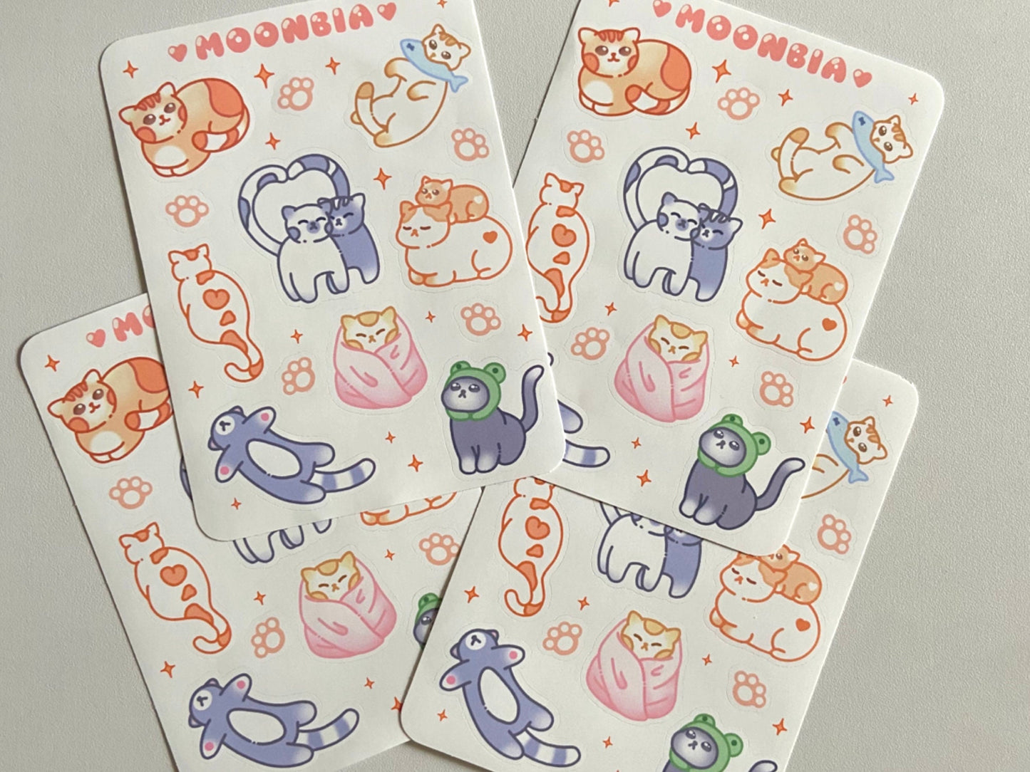 CATS STICKER SHEET