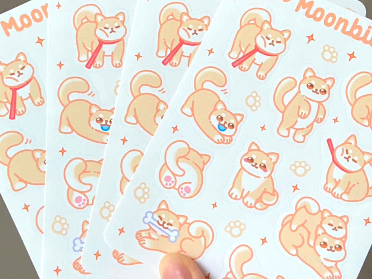 SHIBA INU STICKERBOGEN 