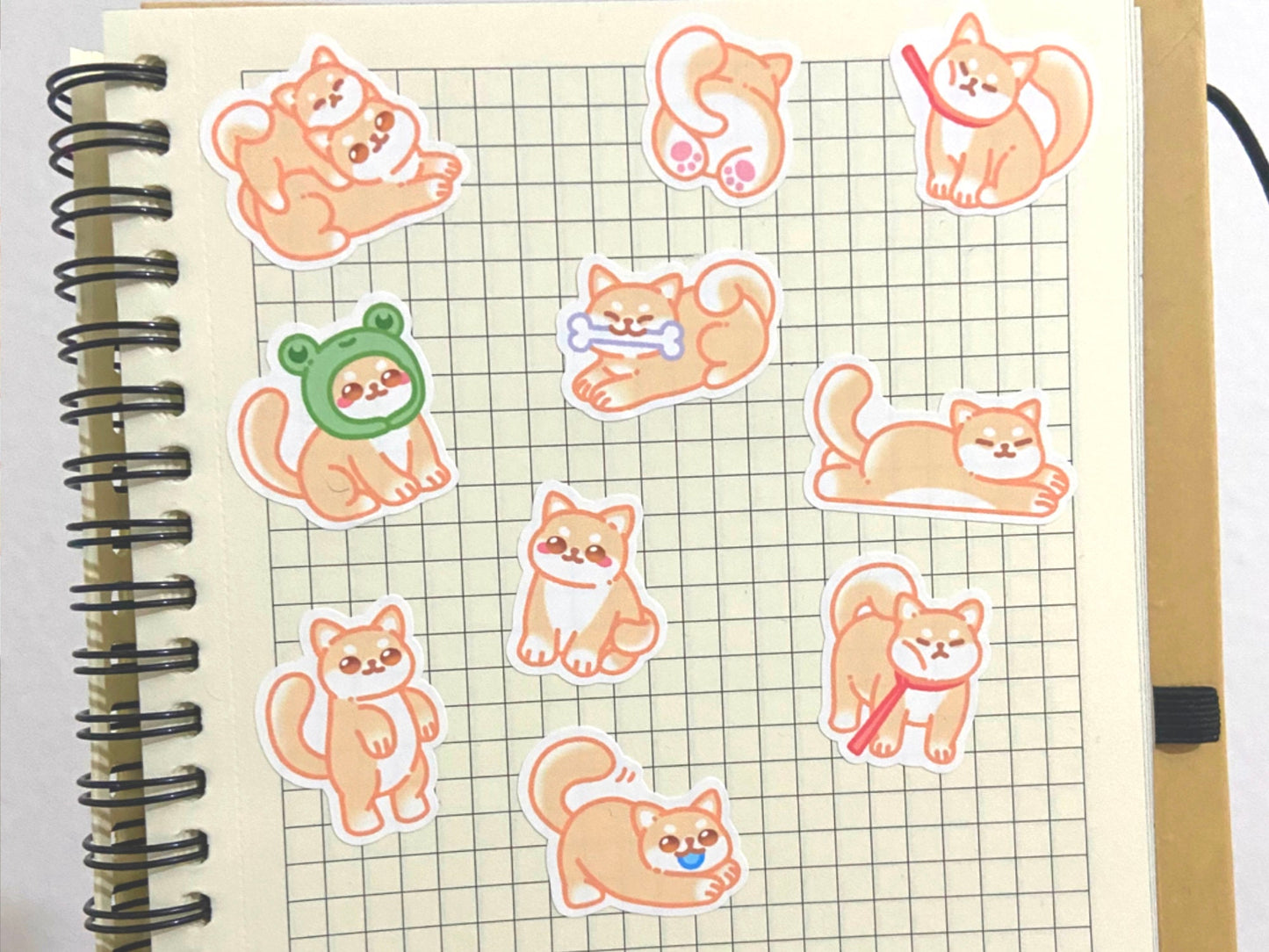 SHIBA INU STICKERBOGEN 