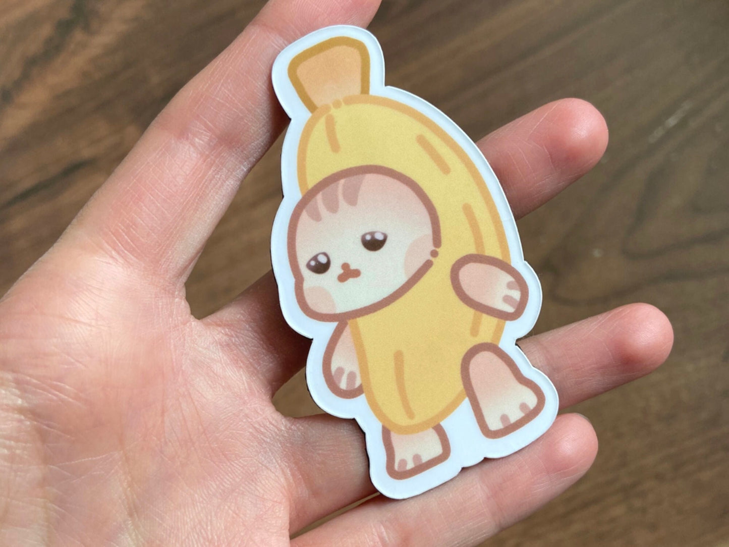 BANANA CAT FRIDGE MAGNET