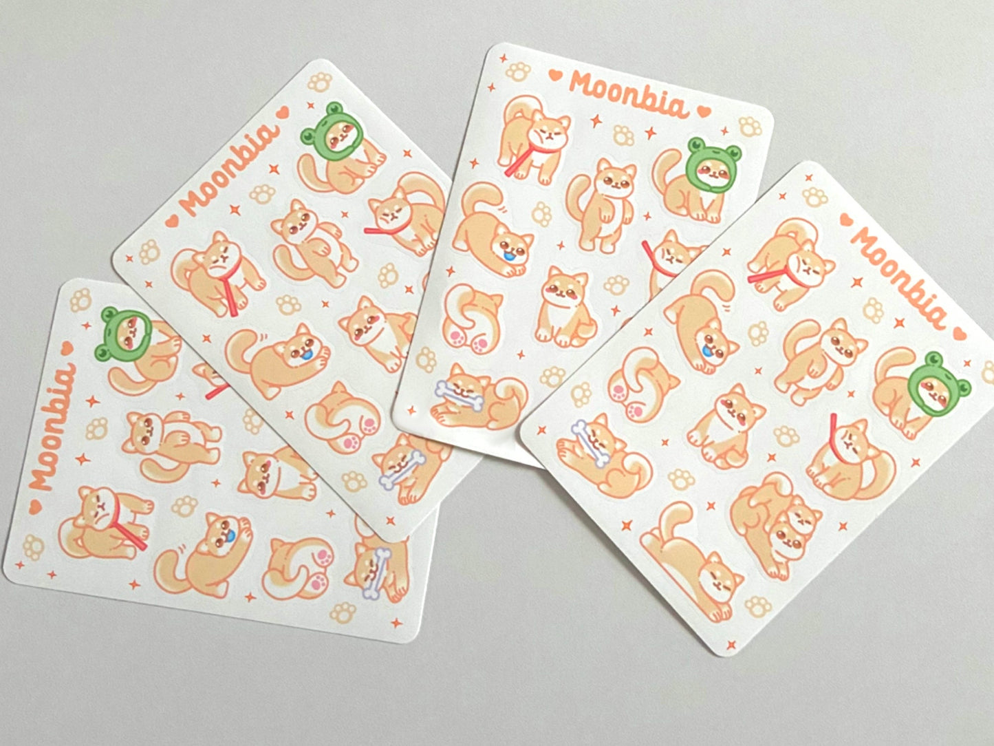 SHIBA INU STICKERBOGEN 