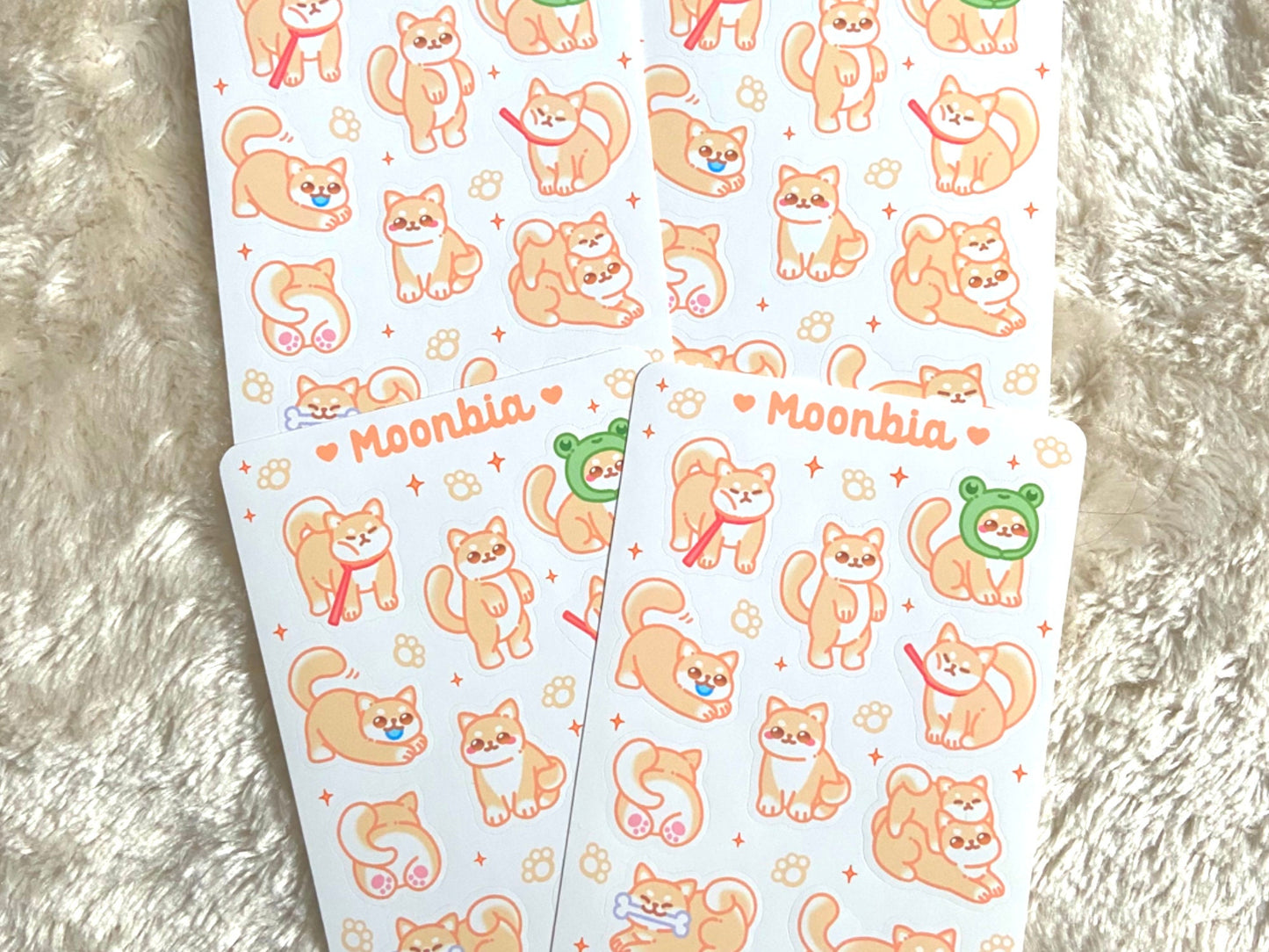 SHIBA INU STICKERBOGEN 